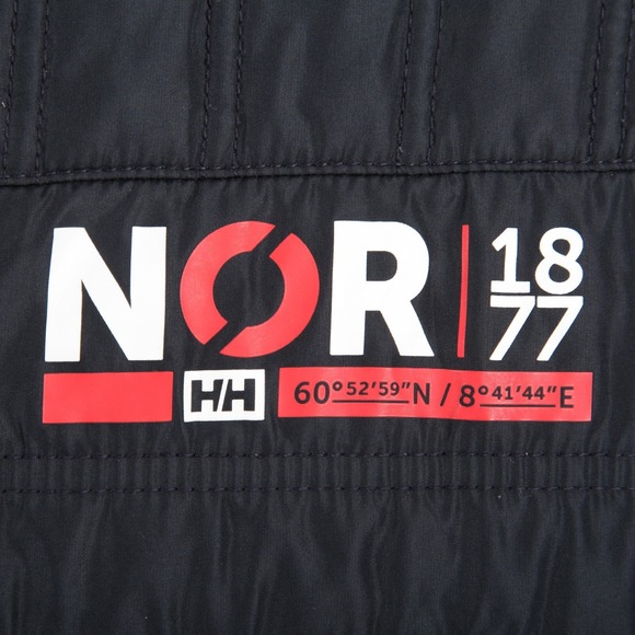 Helly Hansen Marstrand Jacket Men Medium Black Quilted PrimaLoft Puffer Full Zip - Picture 3 of 16